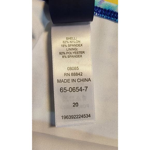 Swimsuits for All Tye Dye Plus Size Elite Bikini Bottom Size 20 NWT - Picture 4 of 5